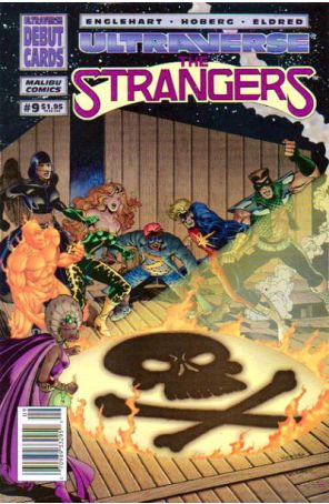 The Strangers 9 (Newsstand) published by Malibu with cover art by Steve Skroce