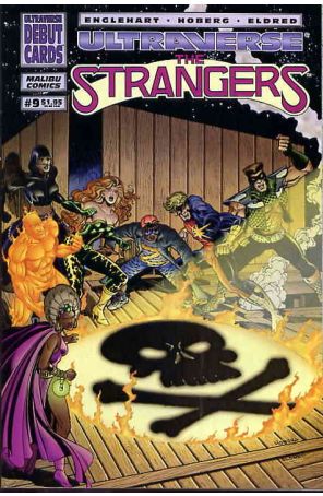 The Strangers 9 published by Malibu with cover art by Steve Skroce