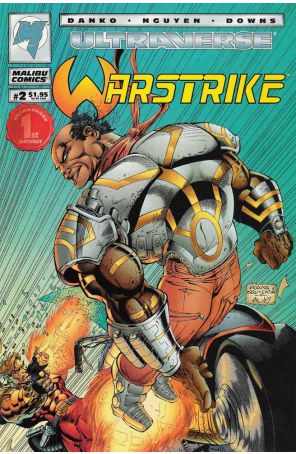 Warstrike 2 published by Malibu with cover art by Hoang Nguyen, Al Vey, and George Cox III
