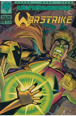 Warstrike 5 published by Malibu with cover art by Kevin Maguire