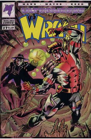 Wrath 7 published by Malibu with cover art by Aaron Lopresti