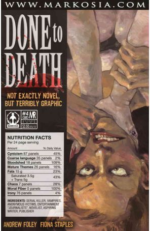 Done to Death 4 published by Markosia