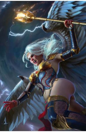 Draculangela: Angel of Darkness 1B published by Markus Publishing with cover art by Tiago Da Silva