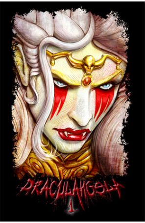 Draculangela: Angel of Darkness 1D published by Markus Publishing with cover art by Vince Rodriguez