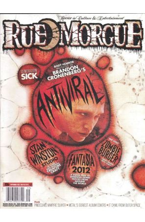Rue Morgue Magazine 126 published by Marrs Media Inc