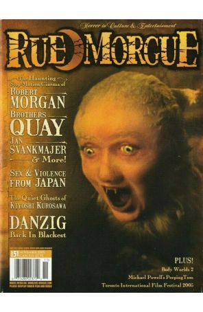Rue Morgue Magazine 51 published by Marrs Media Inc