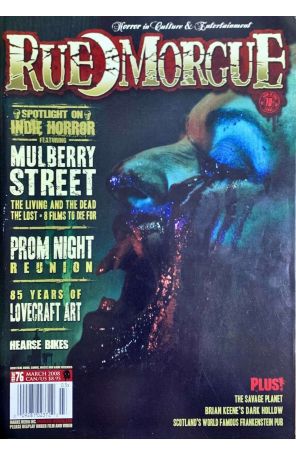Rue Morgue Magazine 76 published by Marrs Media Inc