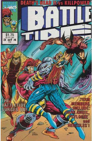 Battletide 3 published by Marvel UK with cover art by Dell Barras
