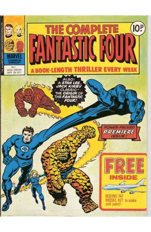 The Complete Fantastic Four 1 published by Marvel UK with cover art by UK Exclusive