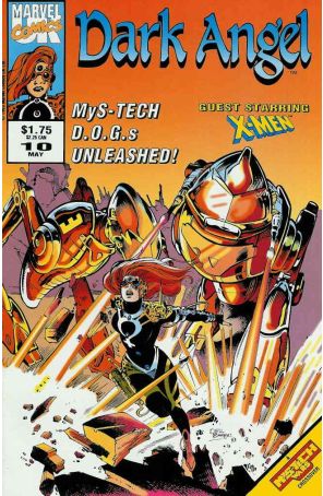 Dark Angel (Formerly Hell's Angel) 10 published by Marvel UK with cover art by Dell Barras