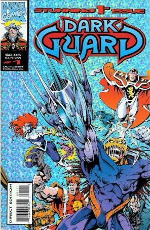Dark Guard 1 published by Marvel UK with cover art by Carlos Pacheco