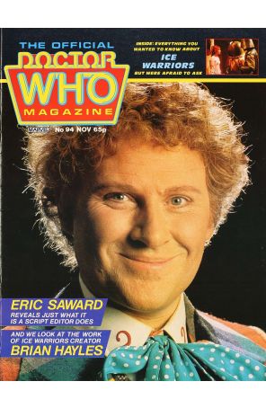 Doctor Who Magazine 94 published by Marvel UK