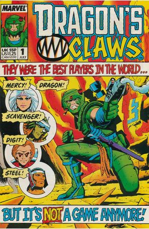 Dragon's Claws 1 published by Marvel UK