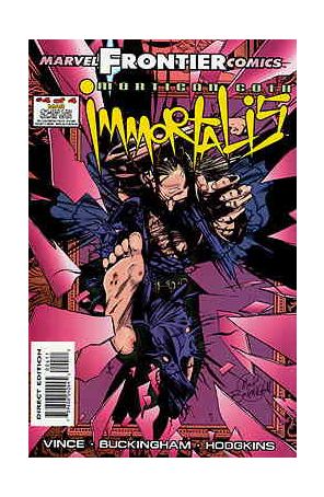 Mortigan Goth: Immortalis 4 published by Marvel UK with cover art by Mark Buckingham