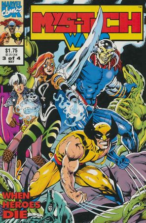 Mys-Tech Wars 3 published by Marvel UK with cover art by Alan Davis