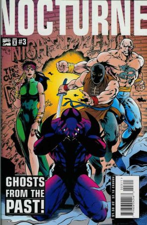 Nocturne (Marvel) 3 published by Marvel UK with cover art by Joe Fonteriz