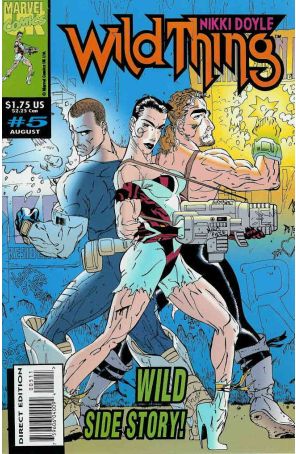 Wild Thing 5 published by Marvel UK with cover art by Duke Mighten