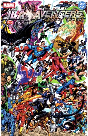 JLA/Avengers 3A published by Marvel with cover art by George Pérez