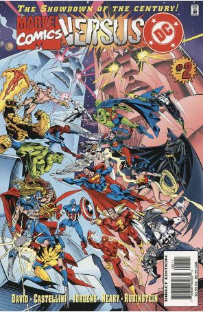 Marvel Versus DC/DC Versus Marvel 2 published by Marvel with cover art by Claudio Castellini