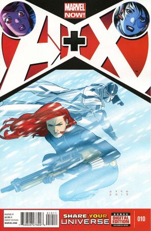 A+X (1st Series) 10 published by Marvel with cover art by Kris Anka
