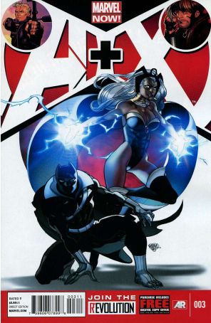 A+X (1st Series) 3 published by Marvel with cover art by Pasqual Ferry