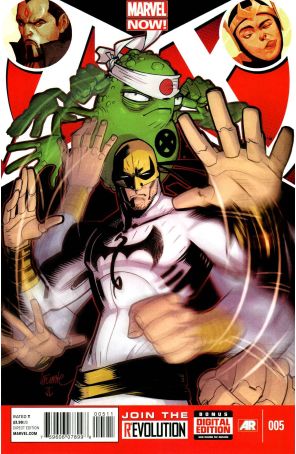 A+X (1st Series) 5 published by Marvel with cover art by David Lafuente