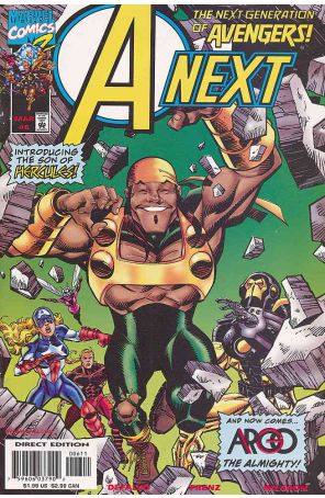 A-Next 6 published by Marvel with cover art by Ron Frenz