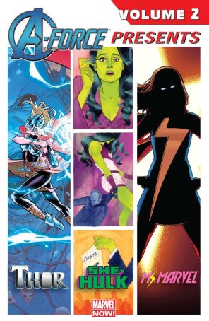 A-force Presents TPB 2 published by Marvel with cover art by Jamie Mckelvie