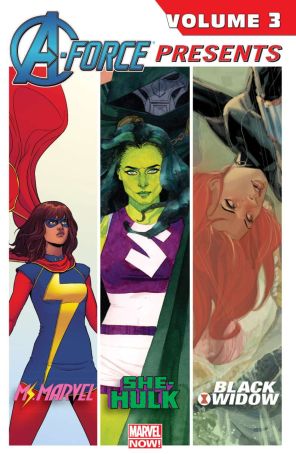 A-force Presents TPB 3 published by Marvel with cover art by Jamie Mckelvie