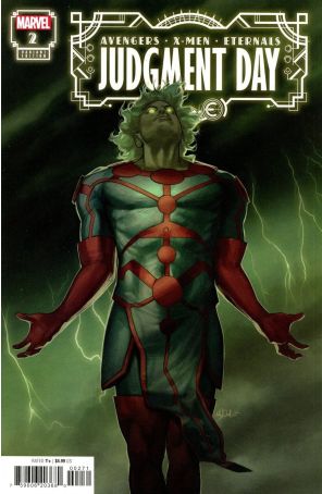 A.X.E.: Judgment Day 2F published by Marvel with cover art by Ashley Witter