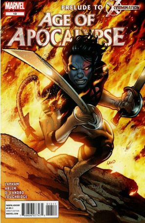 Age of Apocalypse 13 published by Marvel with cover art by Greg Land