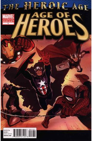 Age of Heroes 1 (2nd) published by Marvel with cover art by Greg Tocchini