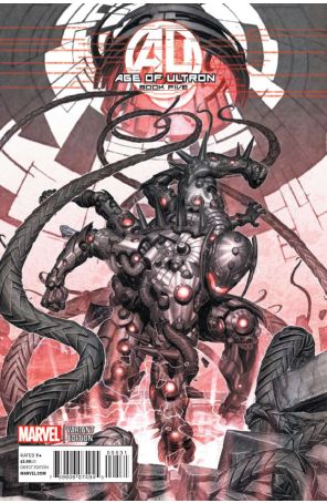 Age of Ultron 5B published by Marvel with cover art by Rock-He Kim
