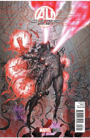 Age of Ultron 8B published by Marvel with cover art by Rock-He Kim