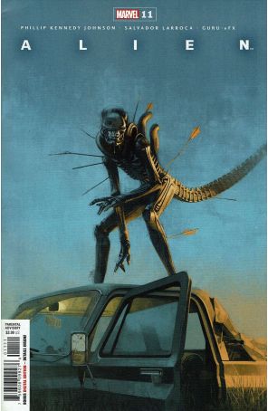 Alien (Marvel) 11 published by Marvel with cover art by Marc Aspinall