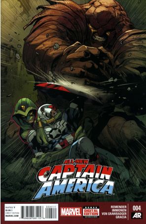 All-New Captain America 4 published by Marvel with cover art by Stuart Immonen