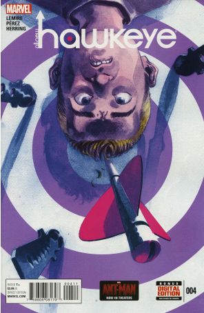 All-New Hawkeye 4 published by Marvel with cover art by Ramon K. Perez