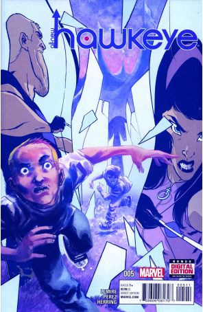 All-New Hawkeye 5 published by Marvel with cover art by Ramon K. Perez