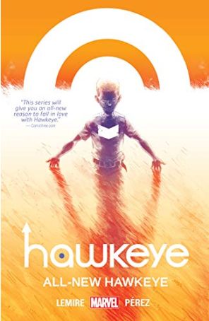 All-New Hawkeye TPB 1 published by Marvel with cover art by Ramon K. Perez
