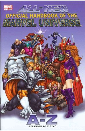 All-New Official Handbook of the Marvel Universe A to Z 11 published by Marvel with cover art by Ken Cha and Tom Chu