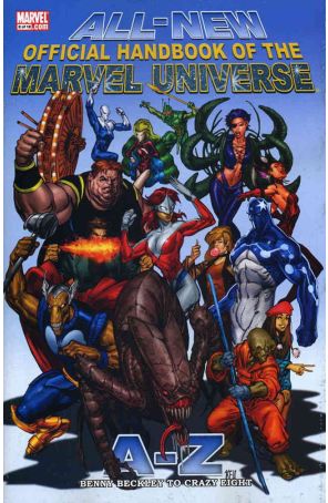All-New Official Handbook of the Marvel Universe A to Z 2 published by Marvel with cover art by Keu Cha