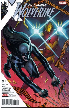 All-New Wolverine 21 published by Marvel with cover art by David Marquez