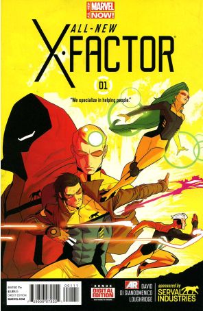 All-New X-Factor 1 published by Marvel with cover art by Kris Anka