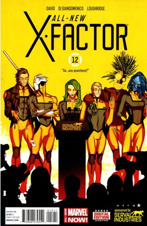 All-New X-Factor 12 published by Marvel with cover art by Jared K. Fletcher