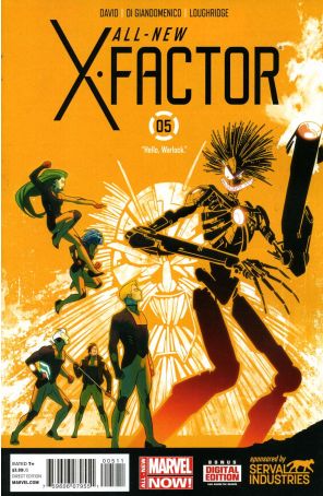 All-New X-Factor 5 published by Marvel with cover art by Kris Anka