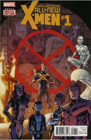 All-New X-Men (2nd Series) 1 published by Marvel with cover art by Mark Bagley