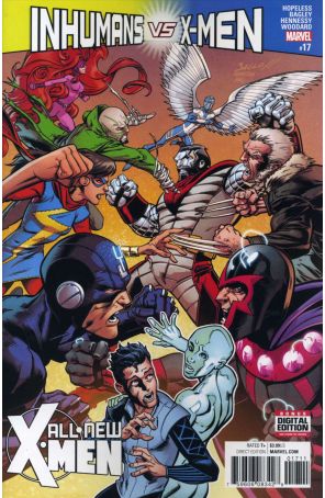 All-New X-Men (2nd Series) 17 published by Marvel with cover art by Mark Bagley