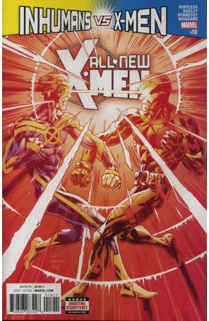 All-New X-Men (2nd Series) 18 published by Marvel with cover art by Mark Bagley