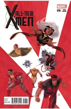 All-New X-Men 18B published by Marvel with cover art by Juilian Tedesco