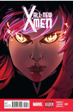 All-New X-Men 41 published by Marvel with cover art by Mahmud A. Asrar